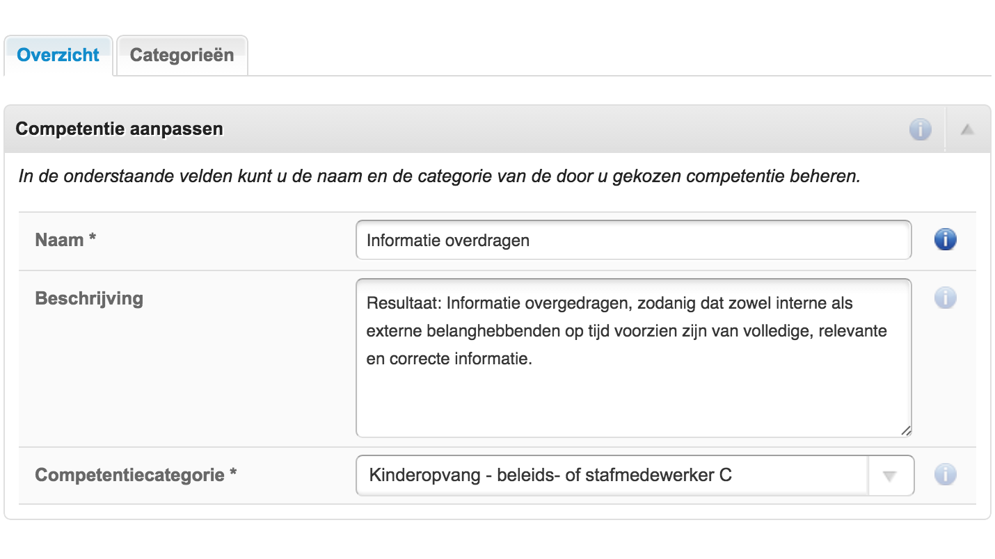 Competenties en competentieprofielen